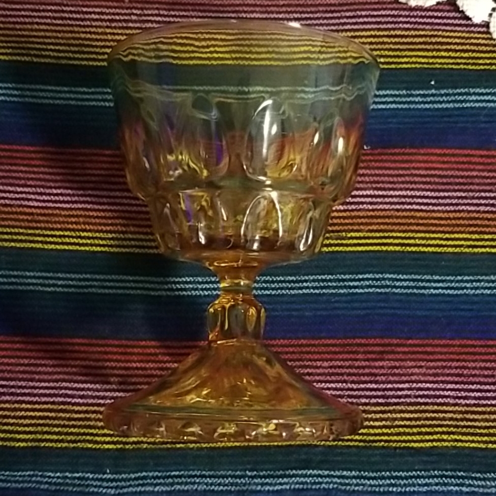 Amber colored vintage vase - Picture 6 of 8